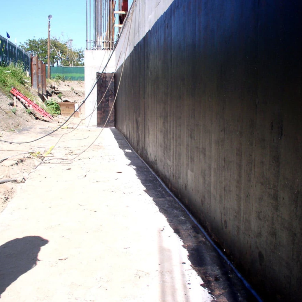 Foundation dampproofing project