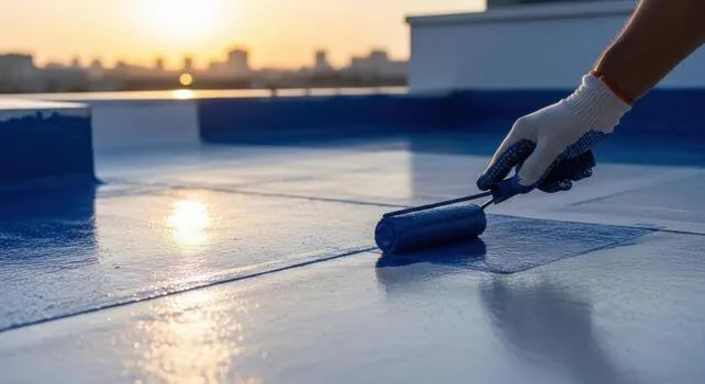 Foundation waterproofing coating