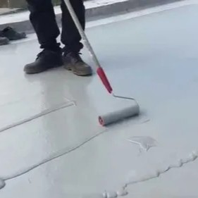 Completed waterproofing detail