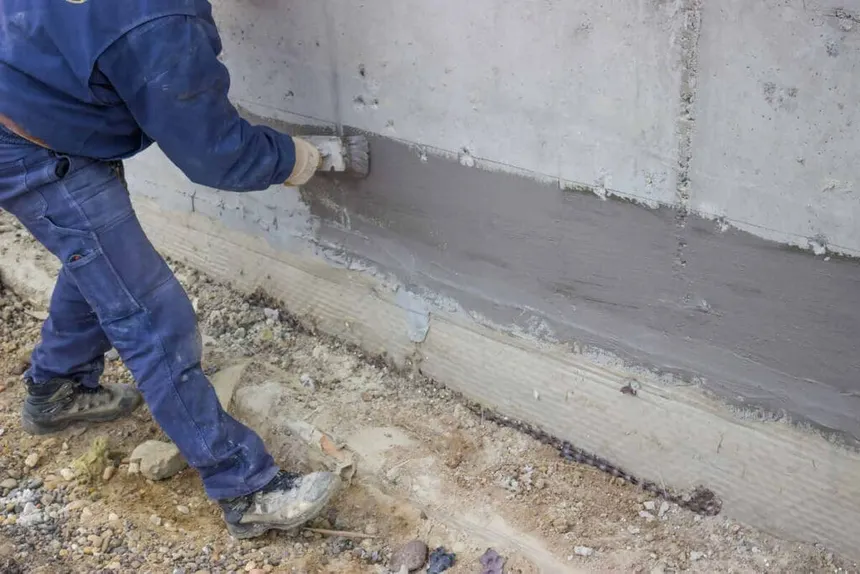 Basement waterproofing system