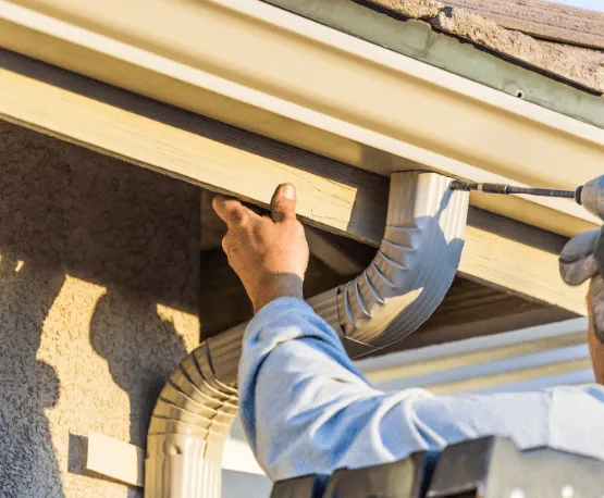 Eavestrough and downspout work